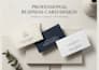 professional minimalist business card design